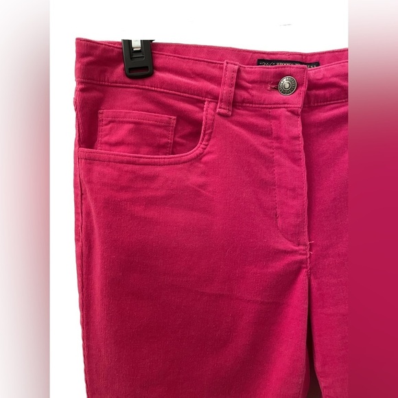 346 Brooks Brothers Hot Pink NWOT "Natalie Fit" Micro Corduroy 5-Pocket Pants - Picture 5 of 10